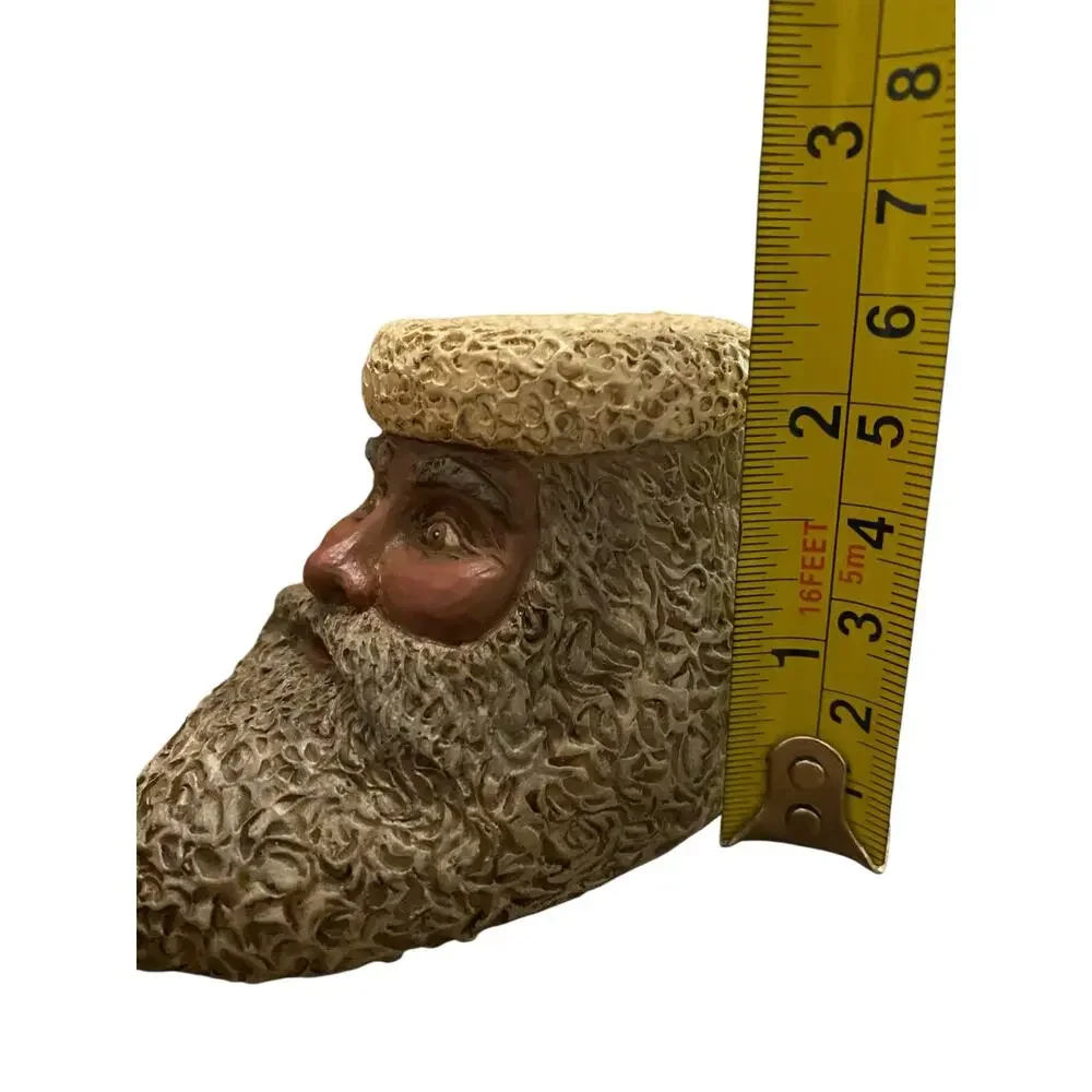 Kurt Adler Christmas Resin Old World Santa Candle Holder Or Table Top Decor